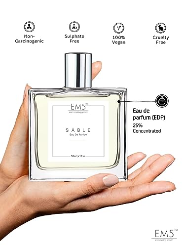 Image of EM5 Sable Unisex Perfume | Fruity Leather Aromatic | EDP Spray for Men & Women | Strong & Long Lasting Fragrance | Luxury Gift for Men /Women