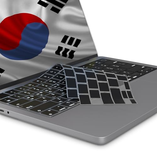 Kuzy K-1254.KOREAN Korean Macbook Pro Keyboard Cover 2024 2023 2022 14 Inch 16 Inch M3 M1 M2 Macbook Air Keyboard Cover 15 Inch 13.6 Inch Silicone Skin Ultra Thin thumb #4