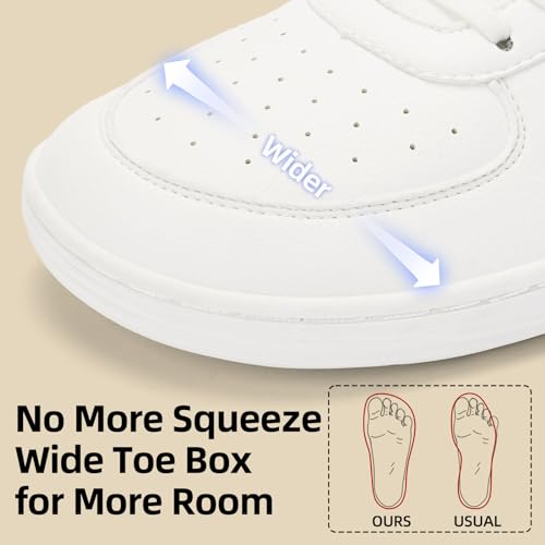 Pulltop Barefoot Wide Toe Box Shoes for Men - Minimalist Barefoot Dress Shoes Sneakers Zero Drop Slip on Walking Non Slip Shoes for Men2