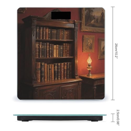 Báscula Digital de Baño con Pantalla LCD y Plataforma de Vidrio Templado miniatura 2