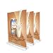 HUAZI Acrylic Sign Holder Table Top Menu & Card Display Stand for 8.5 x 11 inches for Hotel, Conferences, Events, Business (3 Pack)