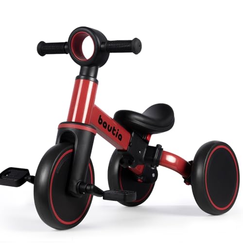 Tricycle for Toddlers 4-in-1 Balance Bike (1-3 yrs) by Bautia