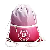 Sorority Shop Mochila Gamma Phi Beta com cordão, design de cor ombré, rosa, One Size, Ombre