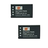 Hohe Kapazität für Ausdauer DSTE 2-Pack Ersatz Batterie Akku for Casio NP-20 NP-20DBA Exilim EX-M1 EX-M2 EX-M20 EX-M20U EX-S1 EX-Z5 EX-Z6 EX-Z65 EX-Z7 EX-Z8 EX-S100 EX-S100WE EX-S1PM EX-S2 EX-S20 EX-S20U EX-S3 EX-S500 EX-S500EO EX-S500GY EX-S500WE EX-S600 Kamera