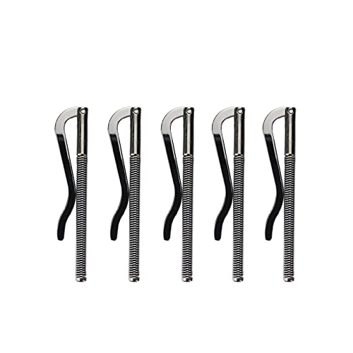 KUMGROT 5 PCS Zinc Alloy Spring Clip Bar 3