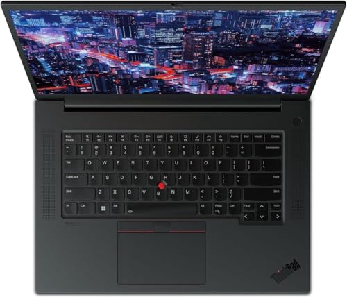 Image of New ThinkPad P1 Mobile Workstation (16 inch 4K+ (3840 x 2400) OLED Touchscreen, Core i7-13800H, Geforce RTX 4080, 64GB RAM 2TB SSD) Laptop for Engineer Designer Architect, 2 x Thunderbolt4, Win11 Pro
