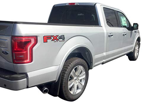 Red Hound Auto Premium Heavy Duty Molded 2015-2020 Compatible With Ford F-150 Mud Flaps Guards Splash Front Rear 4Pc Set (With Oem Fender Flares/Trim) #TOP7
