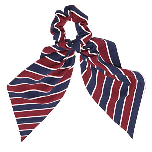 Lurrose – 6 peças de cordas de cabelo com laço e laço para cabelo com laço e laço para cabelo vintag