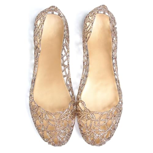 Image of Dear Time Women Flat Heel Summer Beach Jelly Shoes