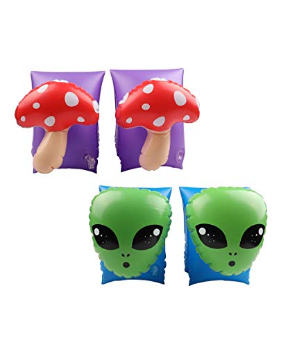 Airmyfun - Lote De 2 Brazaletes Hinchables De Natación Para Niños De 3 A 6 Años, Flotadores De Piscina Y Playa