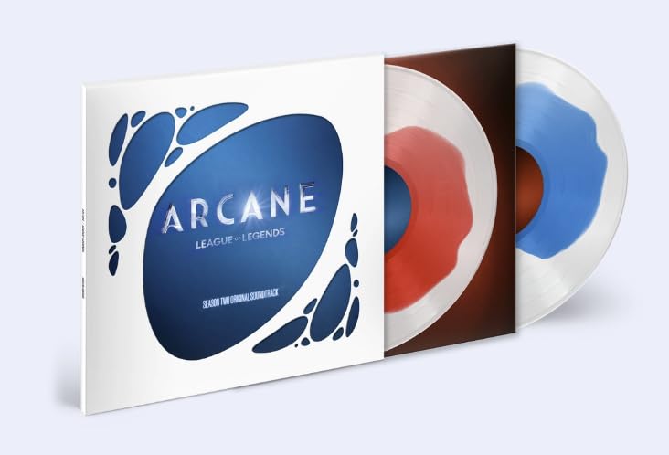 Arcane Stagione 2 Colonna sonora ufficiale - Thicker Than Water Variant Colore a colori Rosso & Blu