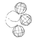 Propre et facile à nettoyer : matériau en acier inoxydable est simple à nettoyer et à entretenir, garantissant un environnement d'alimentation hygiénique pour vos animaux de compagnie, boule d'alimentation pour lapin, boule d'alimentation en herbe pour animaux de compagnie