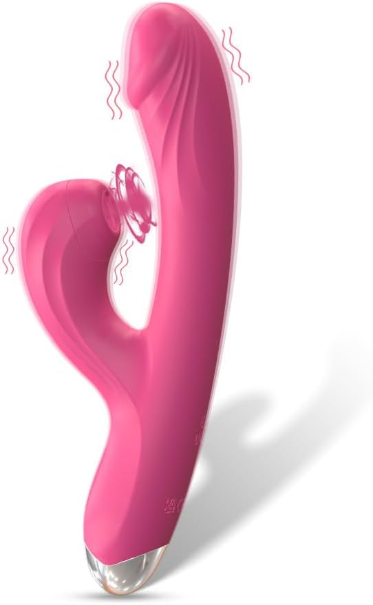 Kooho 10 Frequency Modes - Our Vibrato.r.s Features 10 Powerful Vibra.ting Tool Toys4, Men & Women Waterproof Rechargeable Deep Bull.e.t Rab.b.i.t （Purple ） (Red)