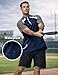 Men’s Baseball Cage Jacket Short Sleeve Windproof & Water-Resistant Baseball Pullover for Batting Practice Coaches Jacket Navy Blue