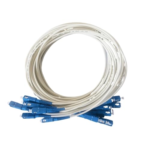 Cordon de brassage fibre optique simplex SC/UPC câble FTTH monomode intérieur 10 pièces