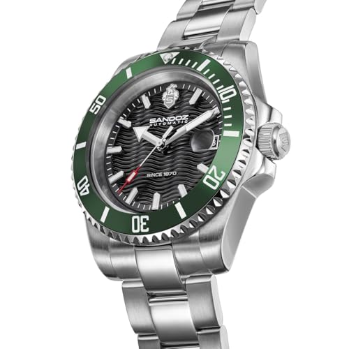Image of SANDOZ Chanet Premium Embossed Dial Automatic Watch for Men - SZWGL0001202