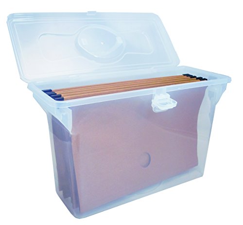 Dello Maleta Plastica Com Alca C/06 Pastas Suspensas Kraft Cristal, Cristal