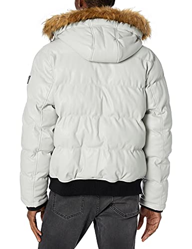 Image of Tommy Hilfiger Men's Arctic Cloth Quilted Snorkel Bomber Jacket (Standard and Big & Tall)