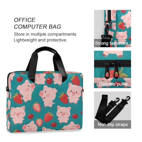 Funda para portátil con asas y correa 13-15.6 pulg miniatura 6