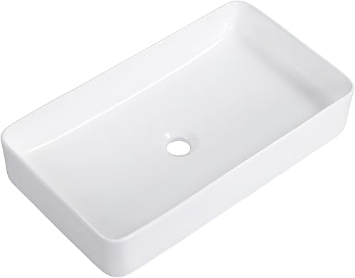 Vista 22 de Small Bathroom Vessel Sink 12"x12" Round Bathroom Sink White Ceramic Bathroom Sinks Modern Above Counter Art Basin