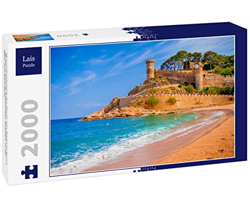 Lais Puzzle Paisaje Marino de la Bahía de Badia en Tossa de Mar en Girona, Cataluña, España, Cerca de Barcelona 2000 Piezas