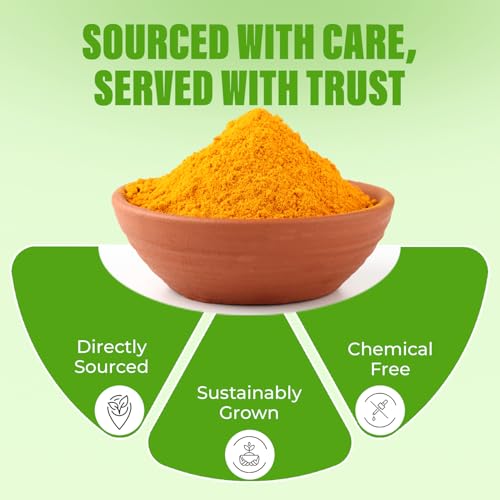 Image of Aranyam Lakadong Turmeric Drink Mix 40g - High Curcumin 7-12% Turmeric Powder from Meghalaya, Infused with Black Pepper & Cardamom, Ideal for Golden Milk, Latte, Herbal Tea & Health Drink