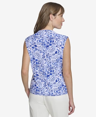 Tommy Hilfiger womens Sleeveless Knotted V-Neck Blouse4