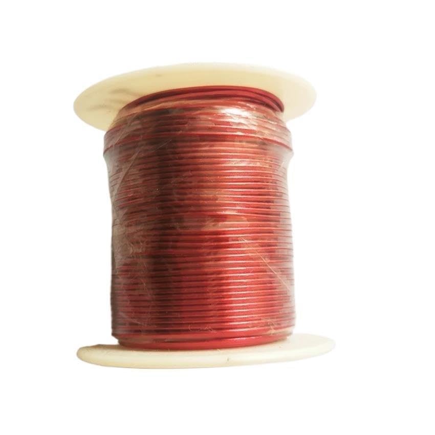 500g QA-1-155 2UEW 0.2 0.22 0.25 0.31 0.41 0.45 0.51 1.0 1.2 1.5mm fil de cuivre émaillé bobine magnétique enroulement haute température(Red,1.3-500g)