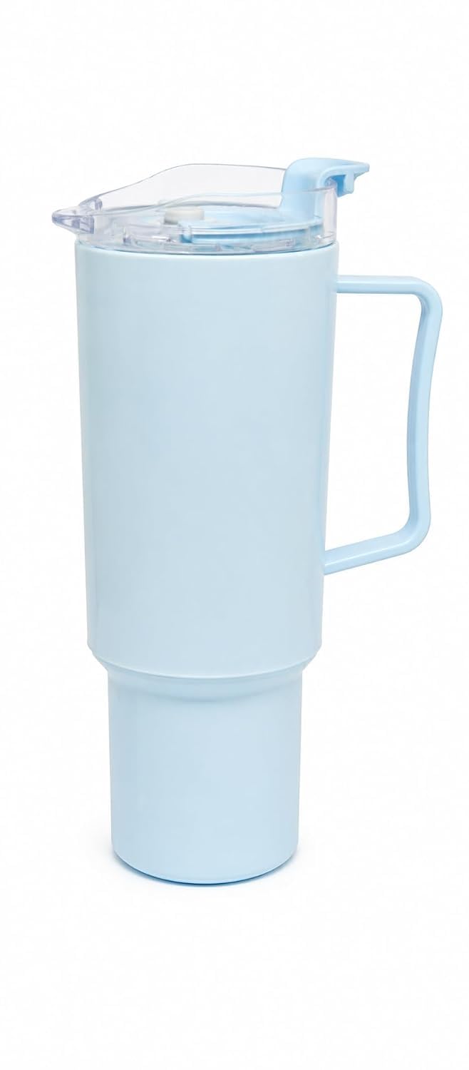 1800ML Insulated Tumbler with Straw & Handle, Large Capacity Travel Mug with Leak-Resistant Lid, Reusable Vacuum Insulated Drink Cup for Office, Gym, Travel, Outdoor, Home & Daily Hydration-image-18