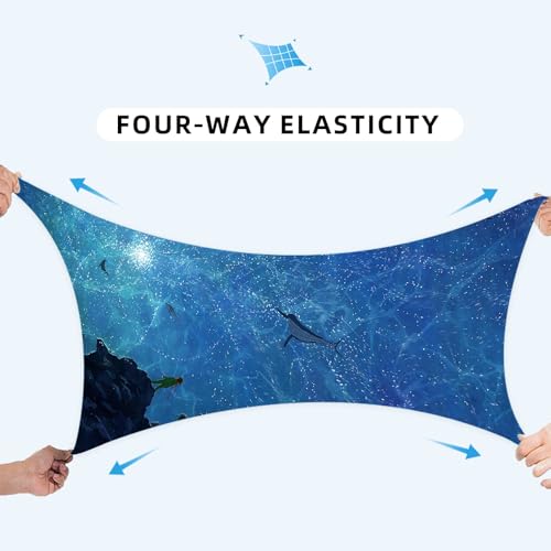 Kaleidoscope Print Neck Gaiter Men's Psychedelic Colorful Spiral Windproof Dustproof Balaclava for Outdoor Sports3