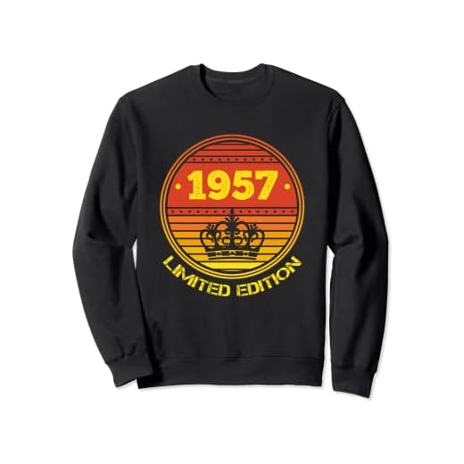 Camiseta vintage 1957 para hombre, edición limitada, cumpleaños 1957 Sudadera