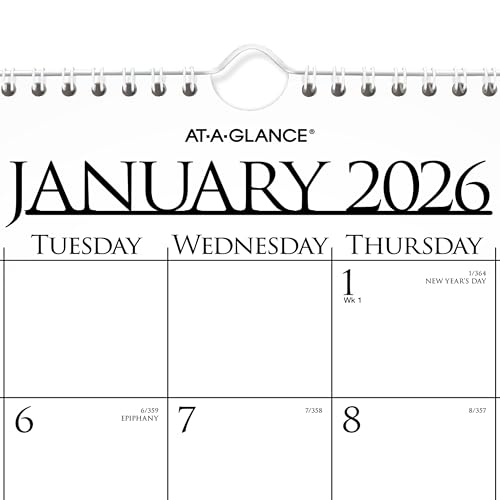 at-a-glance 2026 wall calendar monthly 1534 x 1234 medium business 997-1-26