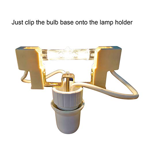 Haraqi 6 Pack Halogen Bulb R7S Base J Type 78Mm Double Ended Floodlight Bulb 120 Volts 75 Watt T3 For Work, Security, Landscape Lights And Floor Lamps #TOP3