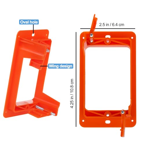 Support basse tension pour plaque murale et gestion de câbles audio vidéo