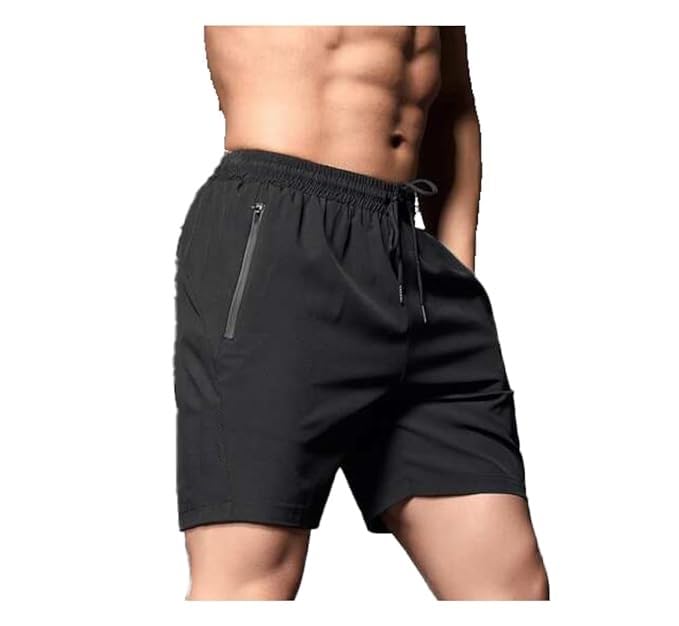 Aryan Hosiery Men’s Shorts | Polyester Yoga Shorts for Men’s Running Gym Sports Shorts with Pockets Shorts for Mens | Lightweight Sports Shorts with Zipper Pockets Aryan Hosiery Men’s Shorts | Polyester Yoga Shorts for Men’s Running Gym Sports Shorts with Pockets Shorts for Mens | Lightweight Sports Shorts with Zipper Pockets