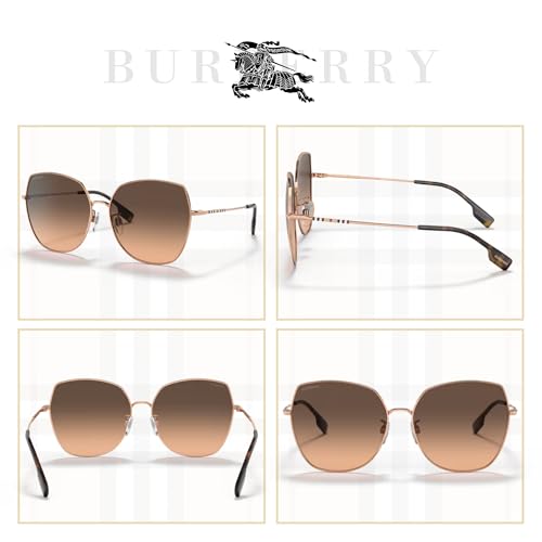 BURBERRY BE3136D Square Sunglasses for Women +BUNDLE with ACCESSORY EYEWEAR KIT4