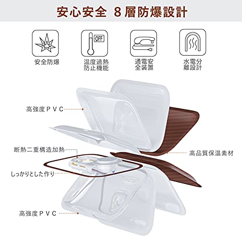 湯たんぽ 充電式 Fohil 電気 蓄熱式 ゆたんぽ 長時間あたた