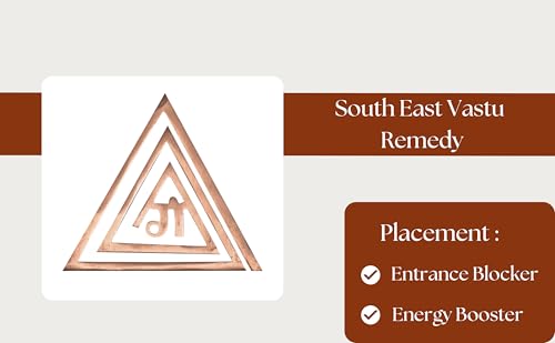 Image of Vastu Helix Copper (Gaa) | Helix Fire (South-East) | Main Door Entrance & Toilet Dosh Correction | Vastu Dosh Nivaran Remedies (4-inch) | Pack of 3