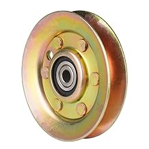 V-Idler Pulley for for Snapper Toro MTD Troy Bilt Bronco Groundsmaster 120 1-1029 95-7668 756-0487 7011029 1726660 756-1208 756-0293A 1 Pack