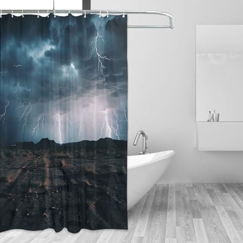 Rideau de douche anti éclaboussures 183x183 cm en microfibre - 3