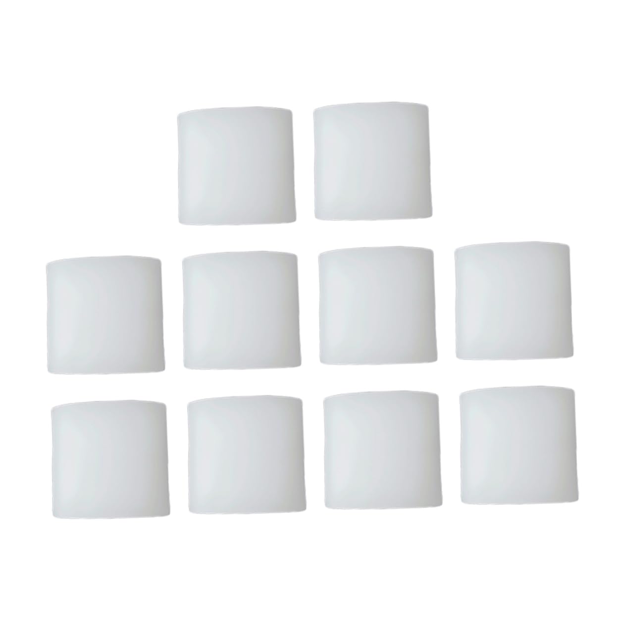 PartyKindom 10Pcs Gel Toe Protectors Flexible Toe Separators for Relief Comfortable Shoe for Hammertoe Relief and Overlapping Toes Unisex and Reusable