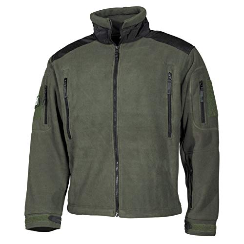 Mfh Men's Heavy Strike Fleece Jacket Od Green Size S #TOP13