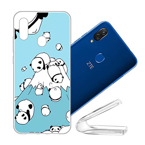 Funda para ZTE Blade V10 Vita Carcasa Silicona Suave,TPU Gel Cover Protector,Ultra Fina Anti-Choque Estuches Cubierta Case ZTE Blade V10 Vita Funda Protectora(Imagen C-18)