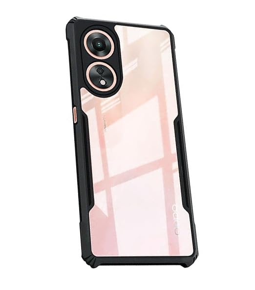 COBERTA Back Cover for OPPO A18 Back Cover Case - Black Transparent (B0CP2JM9LW) Amazon Price History, Amazon Price Tracker