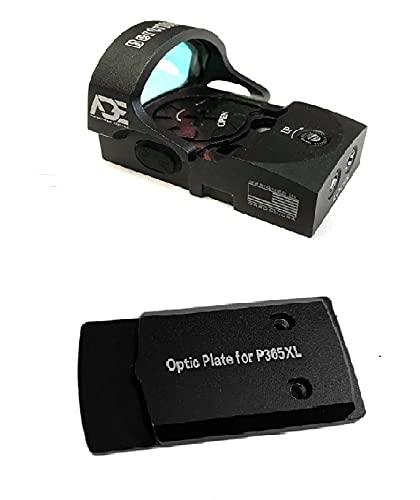 Ade Advanced Optics Bertrillium RD3-013 Red Dot Reflex Sight + Optic Mounting Plate for Sig Sauer P365XL/P365X Handgun - Ade Advanced Optics