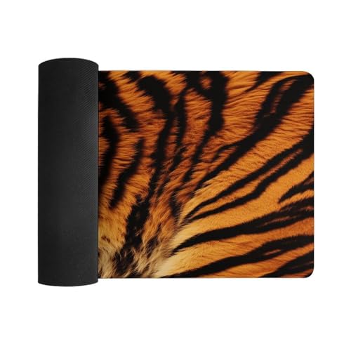 Mouse Pad Grande de Goma con Diseño Rayas Tigre miniatura 3