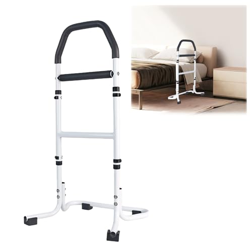 HAMON Aufstehhilfe Senioren,Bettgriff Aufstehhilfe Höhenverstellbar, Chair Stand Assist for Elderly,Treppensteighilfe für Senioren,Aufstehhilfe für vom Sofa,Bett,Toilette(Anti-Rutsch Fußmatten)