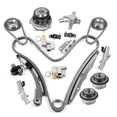 INGKAN VQ40DE Engine Timing Chain Water Pump Kit/VVT Sprockets Fits for Nissan Frontier 05-15/ NV1500 NV2500 NV3500 12-15/ Pathfinder 06-12/ Xterra 05-13 4.0L V6 DOHC OE VQ40DE Engine