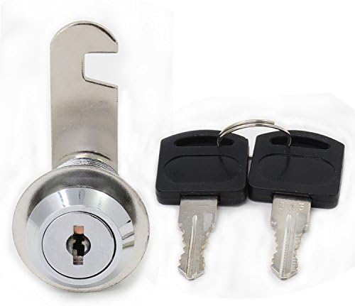 HSEAMALL 25mm Cam Lock,Security Cabinet Lock for Letter Mailbox Door Cupboard Drawer Lock with 2 Alike Keys
