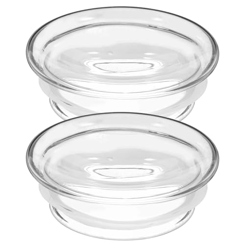 TOKIDNY 2 pezzi Copertura per Brocca Acqua in Silicone e Vetro Tappo Ermetico Sostitutivo per Caraffa Coperchio Resistente e Antipolvere Ricambio per Brocche con Tenuta Sicura